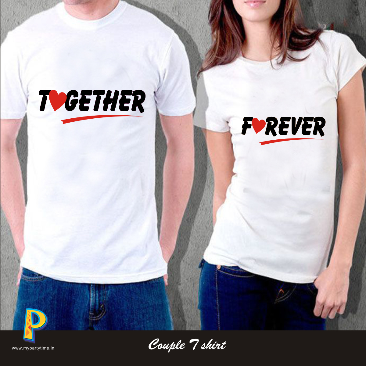 couple tees print in india