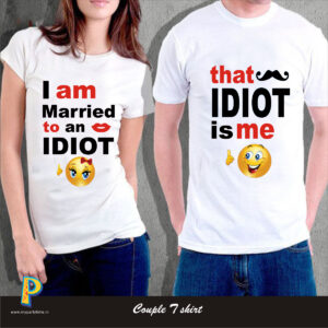 Personalised Couple T-Shirts for Pre-Wedding Photoshoots & Anniversary
