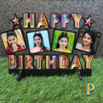HAPPY BIRTHDAY 3D LETTERS WITH PHOTOS