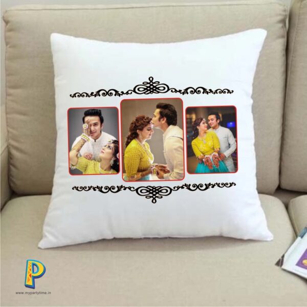 Personalized Photo Print Cushion Cover Pillow 16x16 inches