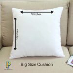 Personalized Photo Print Cushion Cover Pillow 16x16 inches