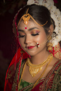 Bridal Makeup in bhubaneswar party time studio