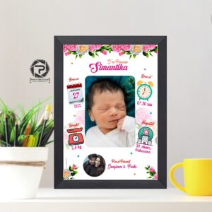 Personalised Baby Birth Frame