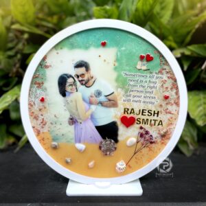 Resin Picture Personalized Photo Frame 11 x 11 inches