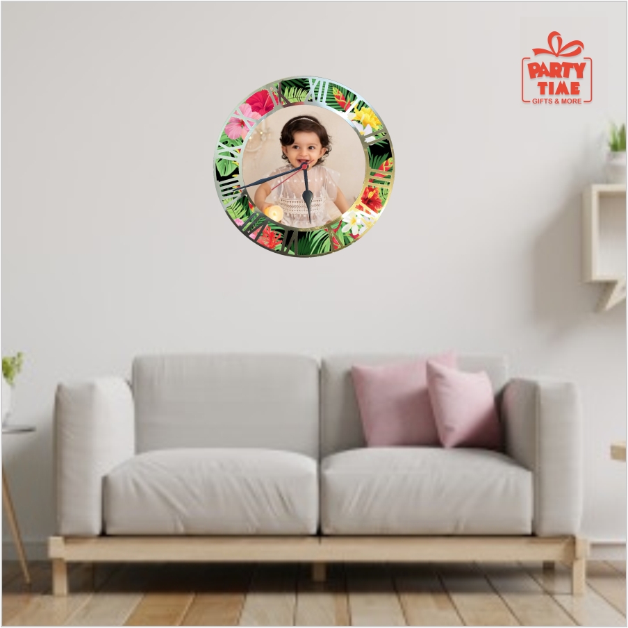 Personalized Acylic Wall Clock for Baby/ Kids