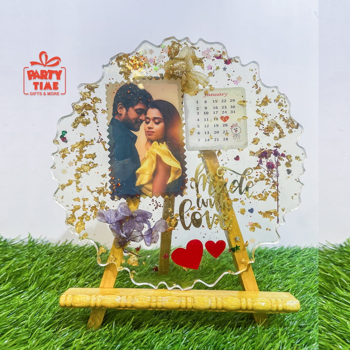 Personalised Resin hand made photo Frame